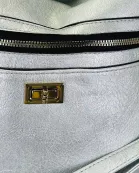VIA FIORE Fashion City Collection Toronto Handbag Silver