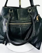 VIA FIORE Fashion City Collection Reno Handbag Black