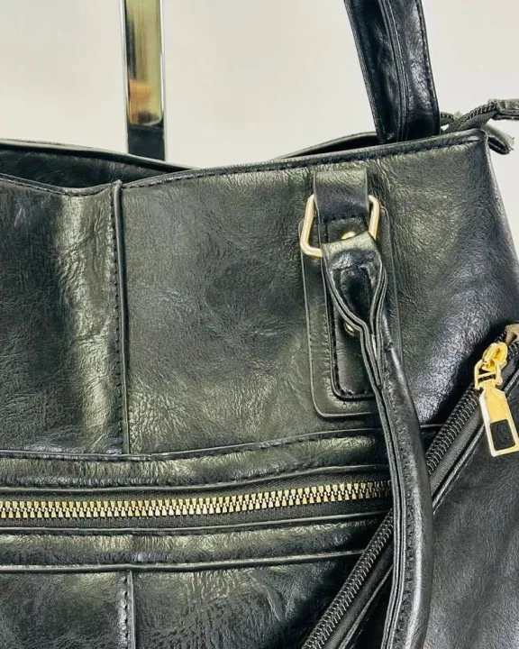 VIA FIORE Fashion City Collection Reno Handbag Black