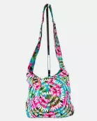 VIA FIORE Turquoise Miami Beach Bag Chic Summer Tote