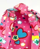 VIA FIORE Vibrant Pink Miami Beach Tote Tropical Fun Fest