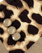 VIA FIORE Women'S Animal Print Winter Gloves