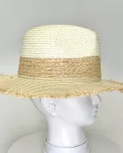 VIA FIORE Stylish Natural Hat Lightweight Versatile