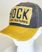 VIA FIORE Yellow Mustard Baseball Cap Adjustable