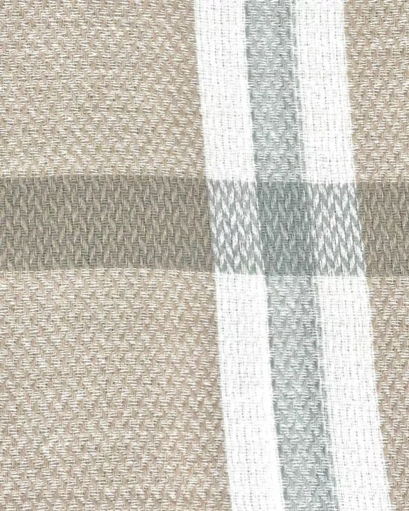 VIA FIORE Trendy Green Plaid Scarf Fringed Winter