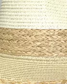 VIA FIORE Stylish Natural Hat Lightweight Versatile