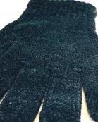 VIA FIORE White Solid Gloves Chic Winter Hand Warmers