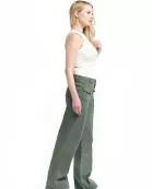 33" STUDDED WIDE LEG CARGO