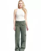 33" STUDDED WIDE LEG CARGO