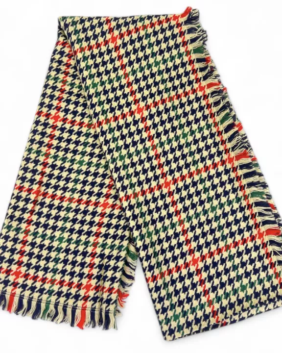 VIA FIORE RED PLAID WOMEN’S FASHION SCARF