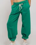Elastic Drawstring Cotton Sweatpants