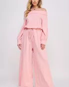 ONE SHOULDER TERRY JUMPSUIT