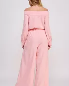 ONE SHOULDER TERRY JUMPSUIT