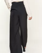 WOOD RING WIDE-LEG PANTS