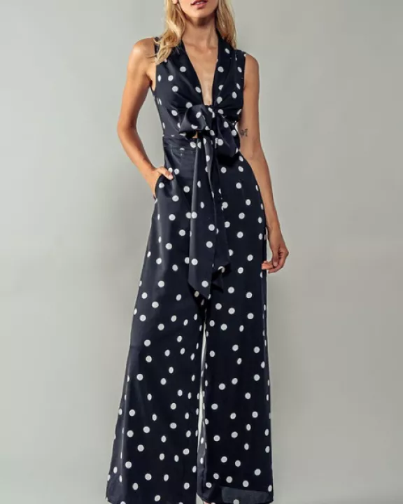 Vogue dot jumpsuit