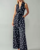 Vogue dot jumpsuit