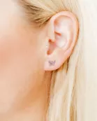 Screwback Stud Earrings - Bindi Butterfly