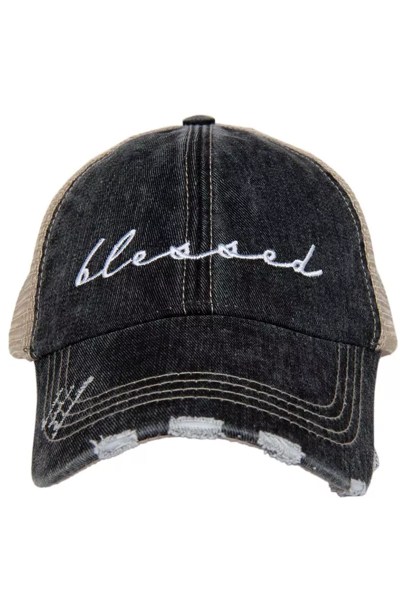 Blessed (Cursive) Wholesale Trucker Hat