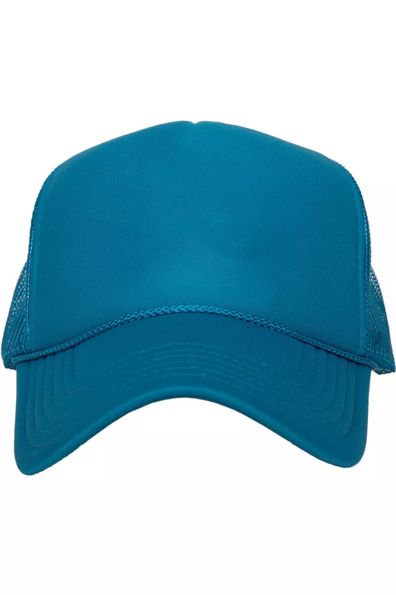 Blue Foam Wholesale Blank Trucker Hat