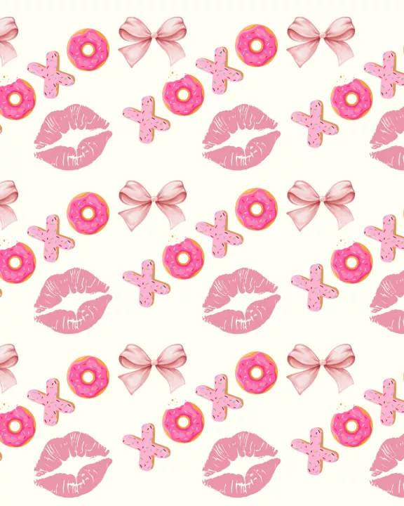Acrylic Serving Tray - LOVE Collection - Kisses with Donuts