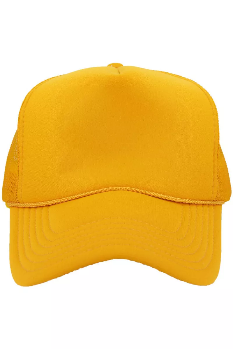 Orange Wholesale Foam Blank Hat