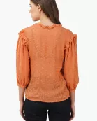 Set of 6 Mara Cheetah Burnt out Blouse (S,M,L)