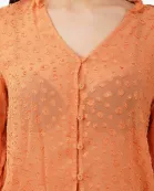 Set of 6 Mara Cheetah Burnt out Blouse (S,M,L)