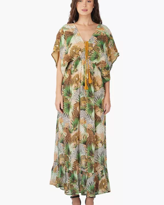 Set of 6 Masai cheeta Maxi dress (S,M,L)