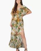 Set of 6 Masai cheeta Maxi dress (S,M,L)