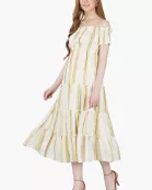 Set of 6 Roman Stripe Dress (S,M,L)