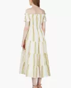 Set of 6 Roman Stripe Dress (S,M,L)