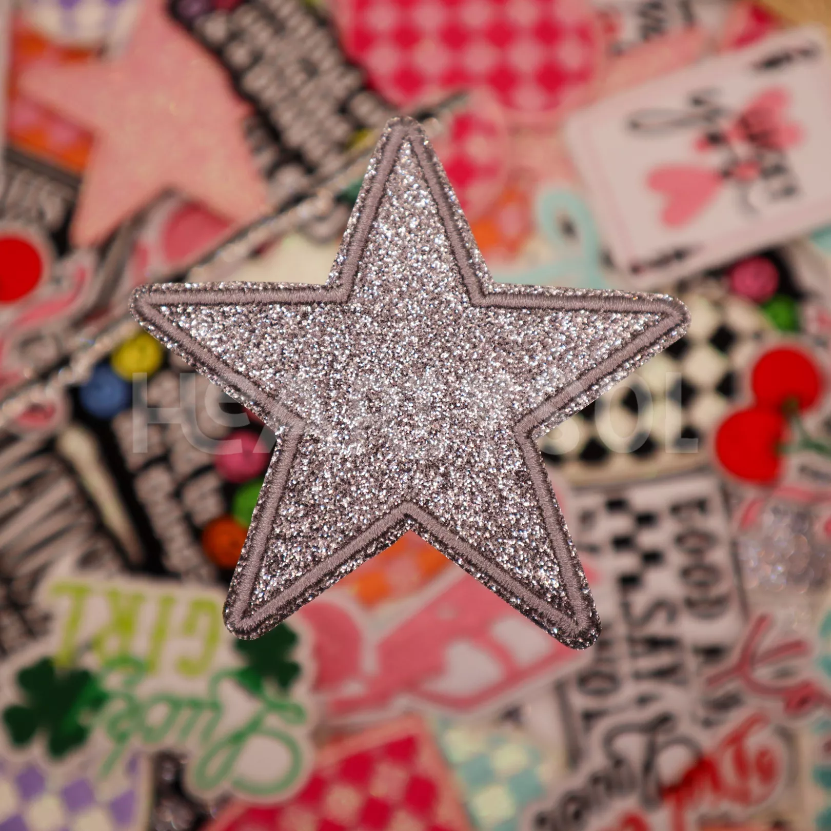 GLITTER STAR patch