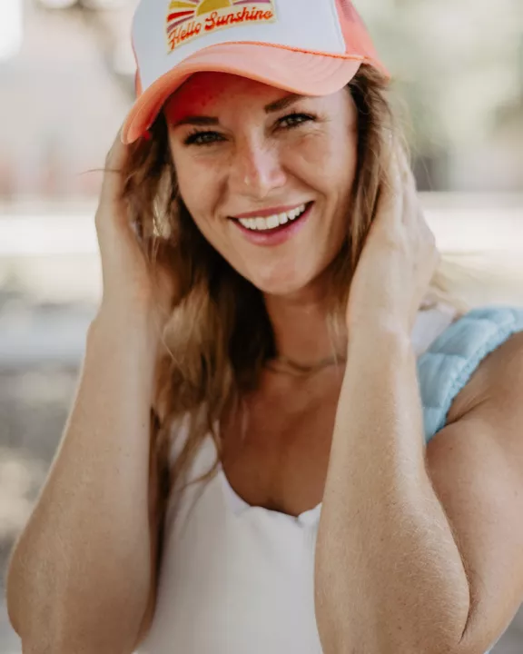 Hello Sunshine White Wholesale Trucker Hat