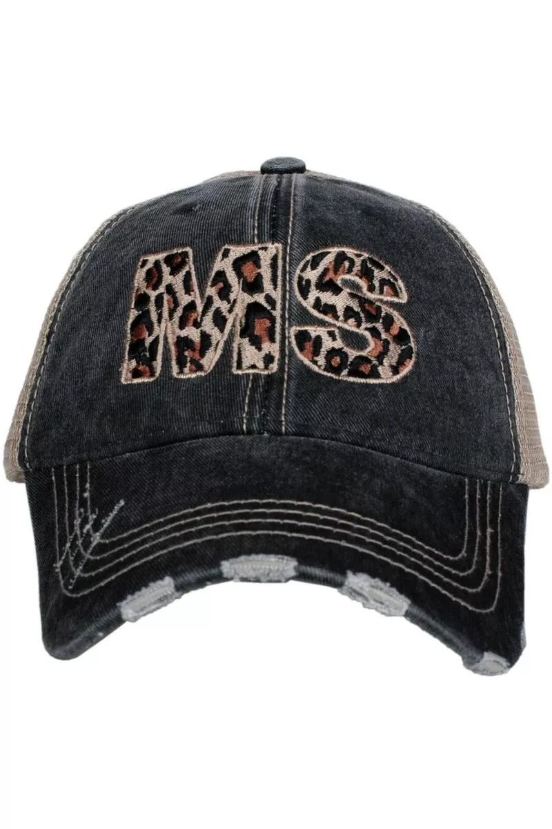MS Mississippi Leopard State Wholesale Hat