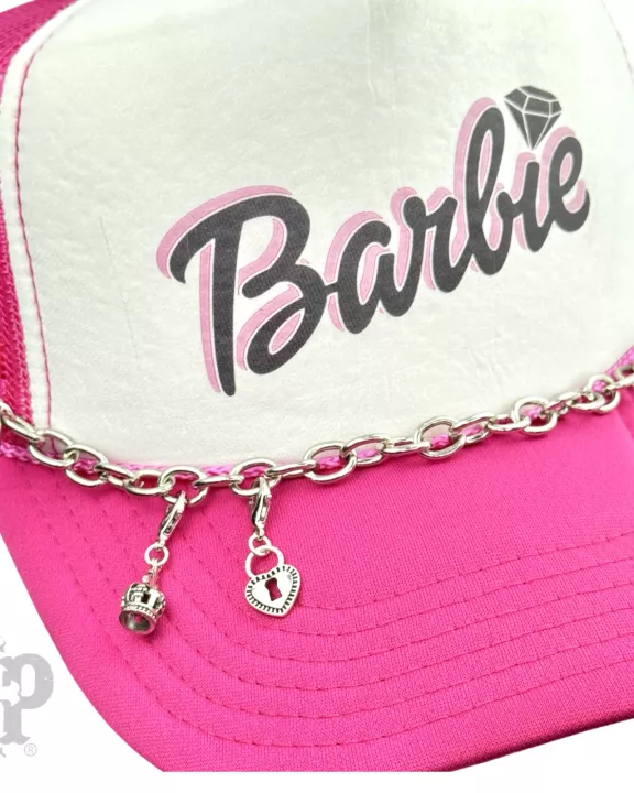 Trucker hat cable chain with charms