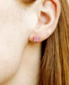 Screwback Stud Earrings - Bindi Butterfly