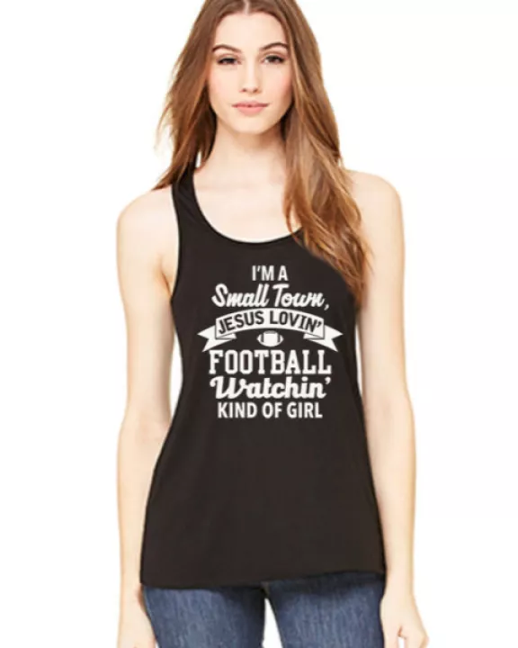 Small Town Football Kind of Girl Wholesale Tank Tops