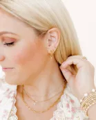 Screwback Stud Earrings - Tally Gold