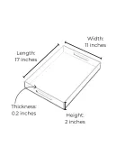 Acrylic Serving Tray - LOVE Collection - XOXO DONUTS