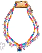 Beaded two-strand necklace, Austrian crystal