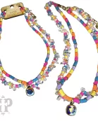 Beaded two-strand necklace, Austrian crystal