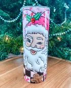 Pink Santa Tumbler