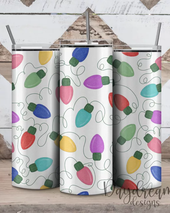 Christmas Lights Shimmer Tumbler