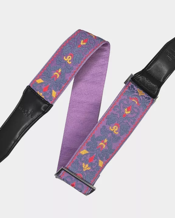 Lotus Jacquard Ribbon Strap