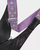 Lotus Jacquard Ribbon Strap