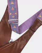 Lotus Jacquard Ribbon Strap