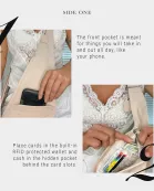 Limoncello Leather Sash Bag