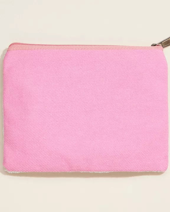 Beaded Love Letter Zip Pouch – Sweet & Sentimental Clutch for Any Occasion