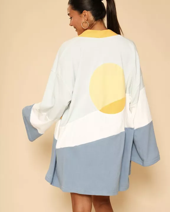 Sunset terry cloth novelty robe