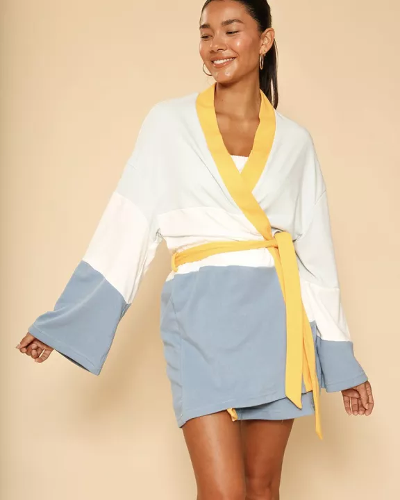 Sunset terry cloth novelty robe